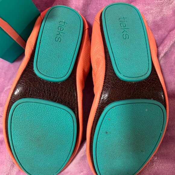 Tieks LIMITED EDITION PEACH POPPY - Size 8 - Picture 4 of 4